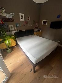 Letto matrimoniale con materasso