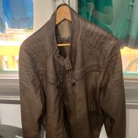 Giacca pelle Bata XXL Marrone