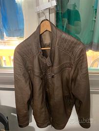 Giacca pelle Bata XXL Marrone
