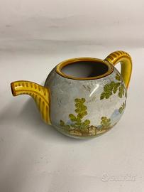 Teiera ceramica Castelli vintage.