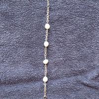 Braccialetto a catena con perle