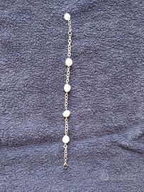 Braccialetto a catena con perle
