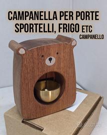 Campanella Orsetto magnetico adesivo per tutto !