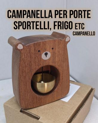 Campanella Orsetto magnetico adesivo per tutto !