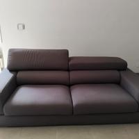 Divano moderno con pouf Samoa