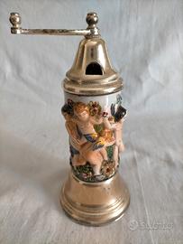 Macinapepe con carillon - angeli putti