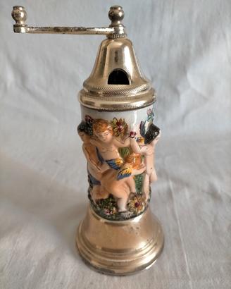Macinapepe con carillon - angeli putti
