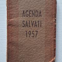 Agenda Salvati 1957 - Vintage con dati Fiat 500