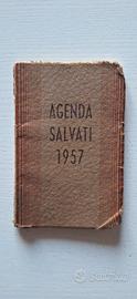 Agenda Salvati 1957 - Vintage con dati Fiat 500