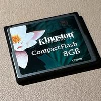 Compact flash Kingston 8 gb