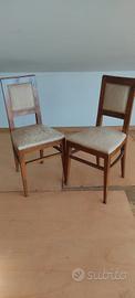 sedie in legno vintage 