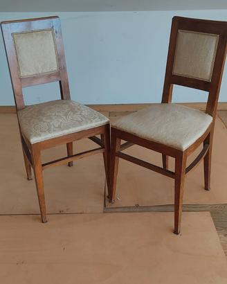 sedie in legno vintage 