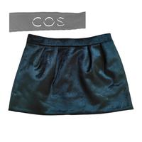 Cos - taglia 34 EU - minigonna di velluto blu 
