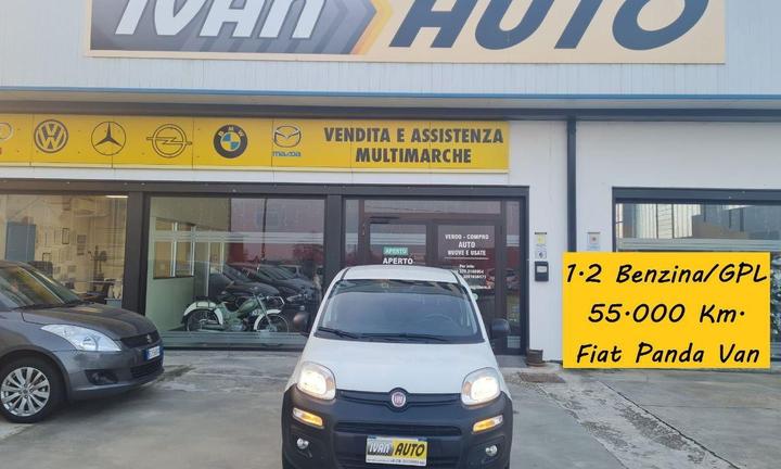 FIAT Panda Van 1.2 Benzina/GPL-55.000 Km-Anno 2016