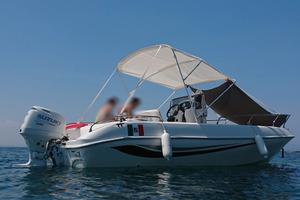 Barca open Samar mt5.80 motore Suzuki ARI 40HP