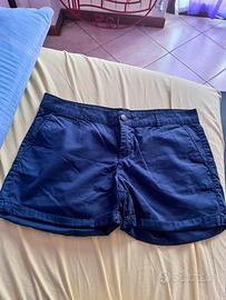 Pantaloncini blu in cotone taglia 42