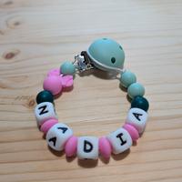 catenella porta ciuccio in silicone