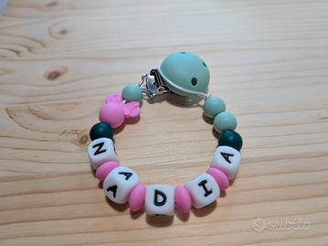 catenella porta ciuccio in silicone