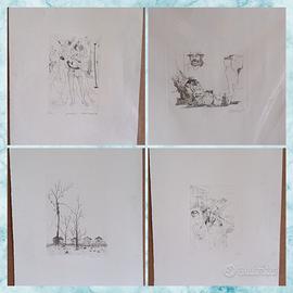 Litografia anni '80 cm. 70 x 50 firmata