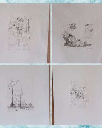 Litografia anni '80 cm. 70 x 50 firmata