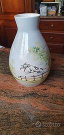 Antico vaso Art Deco dell'artista Walter Torino