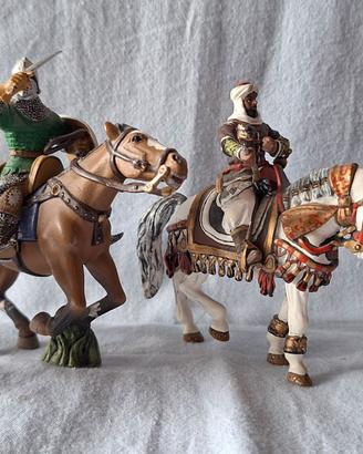 Cavalieri medievali in piombo