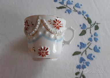 Tazza antica fine '800 BUM ANDENKEN buon ricordo
