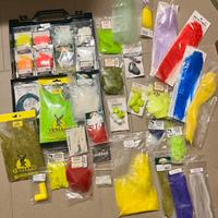 Scatola streamers + materiale pesca a mosca