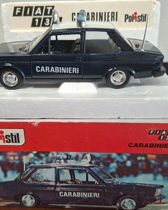 polistil fiat 131 blu dei carabinieri
