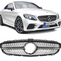 GRIGLIA MERCEDES W205 AMG 14-18 LOOK DIAMOND NERO 