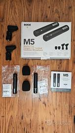 2 microfoni RODE M5 matched pair 