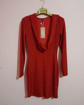 vestito con cappuccio donna Taglia XS/S it
