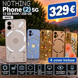 Nothing phone 2 bianco, 12 GB di RAM e 256GB memo