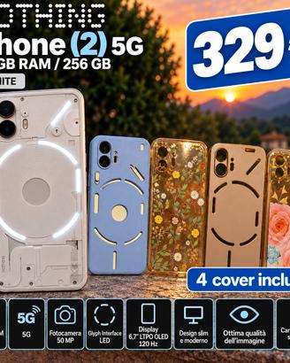 Nothing phone 2 bianco, 12 GB di RAM e 256GB memo
