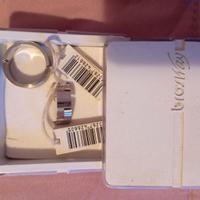 Coppia anelli acciaio