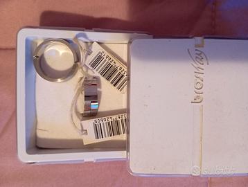 Coppia anelli acciaio