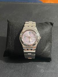 Orologio Swatch Irony Vintage quadrante lilla/rosa