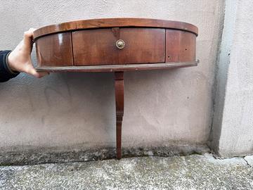 Consolle Sospesa a Mezzaluna Vintage