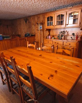 soggiorno stile tirolese