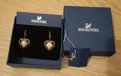 Orecchini Swarovski a forma di cuore
