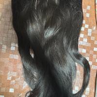 Extension capelli veri 100% clips colore 1b nero