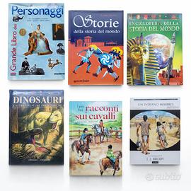 Lotto 6 libri ragazzi  +2 libri gratis
