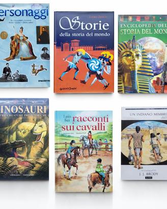 Lotto 6 libri ragazzi  +2 libri gratis