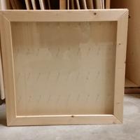 Bacheca portachiavi in legno di abete