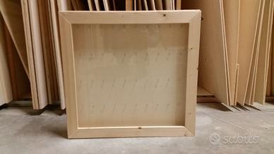 Bacheca portachiavi in legno di abete