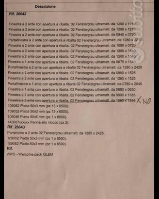 Serramenti Legno Pregiato (15 pezzi)