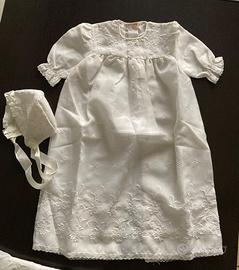 Completo Battesimo Vintage Anni '70 (3 Pezz