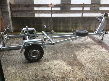 Carrello Ellebi con sistema frenante Lung. 5 mt