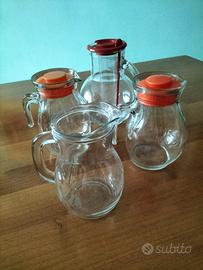 Caraffe in vetro