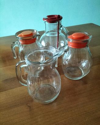 Caraffe in vetro